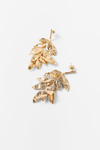 Leaf dangle earrings